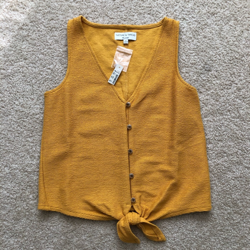 Madewell Texture & Thread Tank NWT